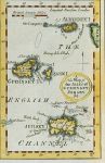 Channel Islands miniature map, 1784
