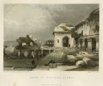 India, Ruins at Futtipur, 1856