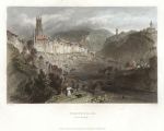 Switzerland, Fribourg view, 1836