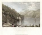 Switzerland, Chillon Castle, 1836