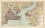 Turkey, Constantinople area plan, 1865