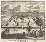 Thailand, design of a Convent in Siam, 1738