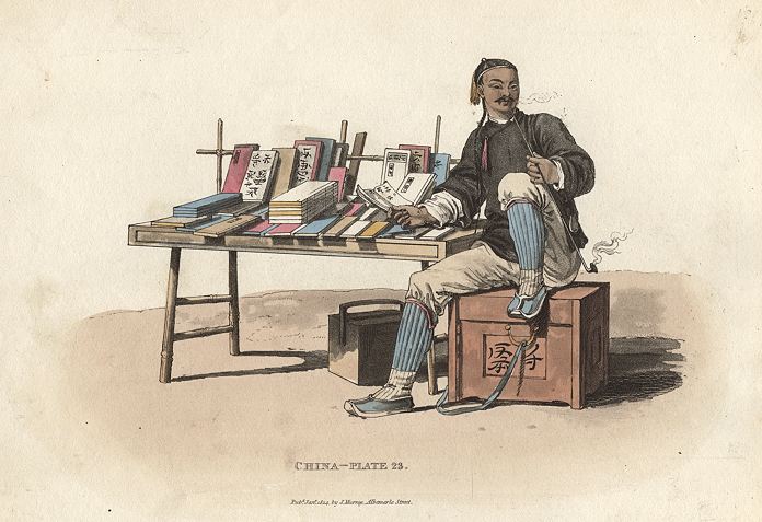 China, Book Seller, after Alexander, 1814