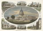 USA, Washington, public buildings, 1875