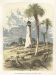 USA, Florida, Bar Lighthouse, mouth of St.John's River, 1875