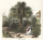USA, South Carolina, Charleston, a garden, 1875