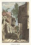 USA, Florida, St.Augustine street scene, 1875