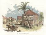 USA, Florida, St. Francis Street, St. Augustine, 1875