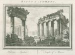 Greece, Ruins of Athens, Hadrian's Aqueduct & Temple of Minerva, 1773