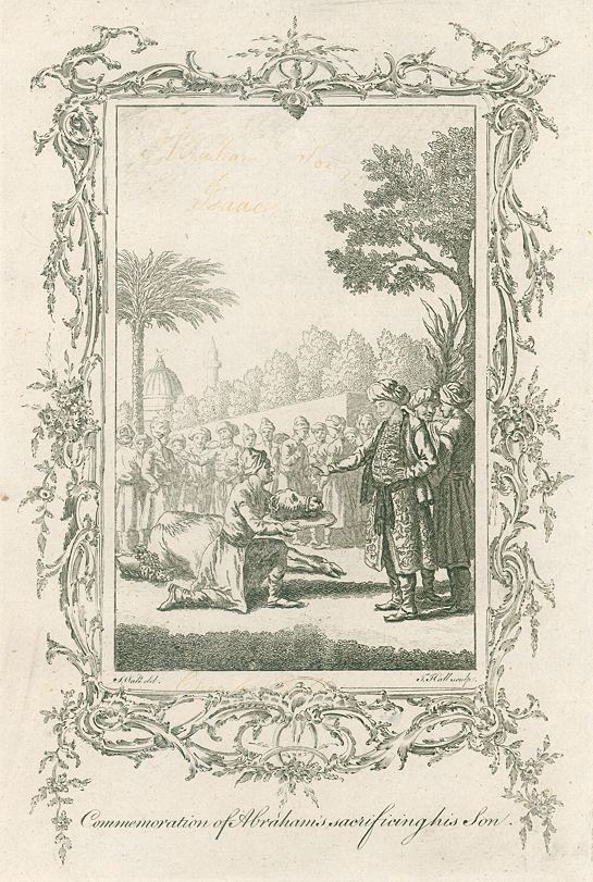 Holy Land, Commemoration of Abraham's sacrificing his son, 1773
