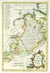 Germany, Westphalia map, 1773