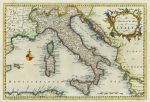 Italy map, 1773