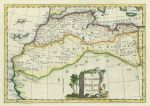 North west Africa map, 1773