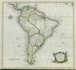 South America map, 1778
