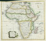 Africa map, 1778