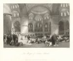 Turkey, Constantinople, Mosque of Sultan Achmet, 1840