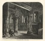 Scotland, Roslin Chapel, Apprentice Pillar, 1875