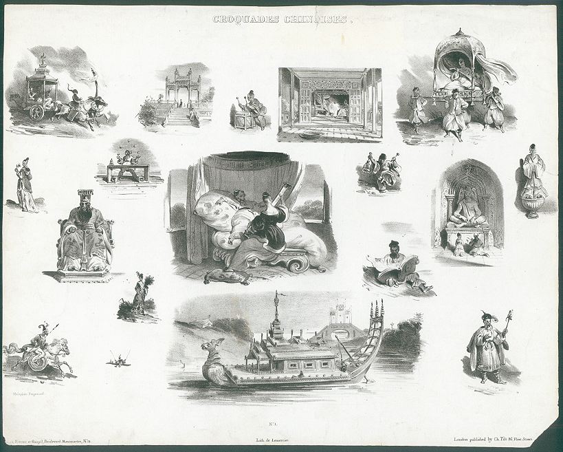 China, Croquades Chinoises (Chinese sketches), 1830