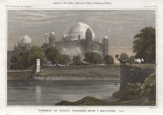 India, Bijapur, Tomb of Mohammed Adil Shah, 1838