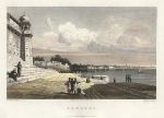 India, Benares view, 1844