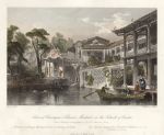 China, House of Consequa, a Merchant in Canton, 1843