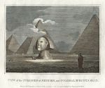 Egypt, Pyramids and Sphinx, 1823
