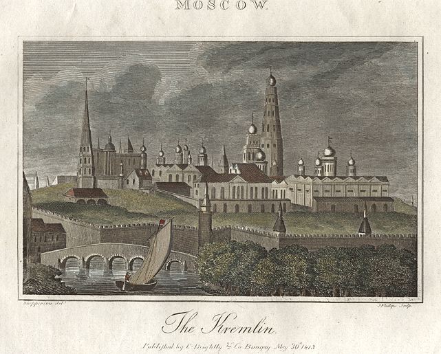 Russia, Moscow, The Kremlin, 1823