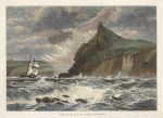 Cornwall, Entrance to Fowey Harbour, 1875
