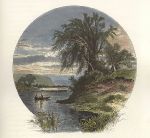 USA, New York, Mohawk River, 1875