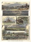USA, CT, Scenes in Bridgeport, Stratford and Milford, 1875