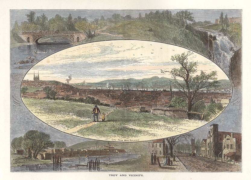 USA, NY, Troy and Vicinity, 1875