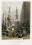 Egypt, Cairo, Gate of the Metwaleys (Bab Zuweyleh), 1860
