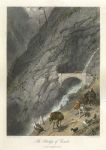 Switzerland, Bridge of Gondo (Simplon Pass), 1875