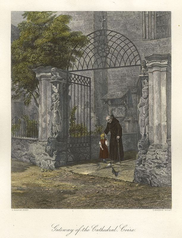Switzerland, Coire, Cathedral Gateway, 1875