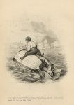 Cockney social caricature, wife / boating, Robert Seymour, 1835 / 1878