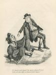 Cockney social caricature, drunks, Robert Seymour, 1835 / 1878