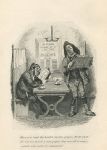 Cockney social caricature, intellectuals, Robert Seymour, 1835 / 1878