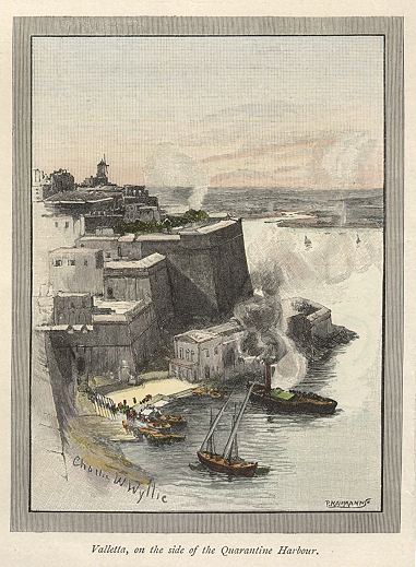 Malta, Valletta view, 1891