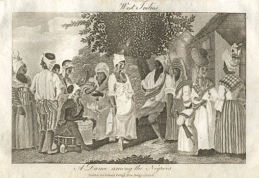 West Indies, A Dance among the Negroes, 1806