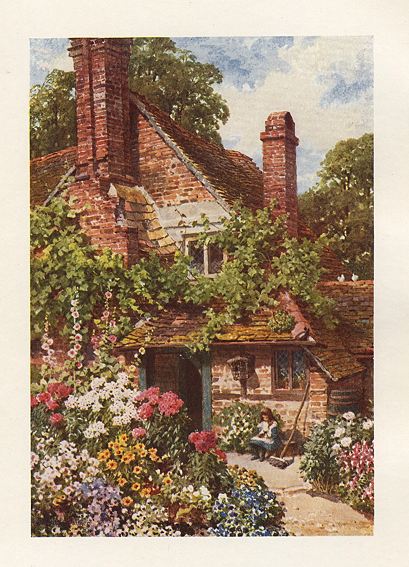 Surrey, Cottage home in Compton, 1906