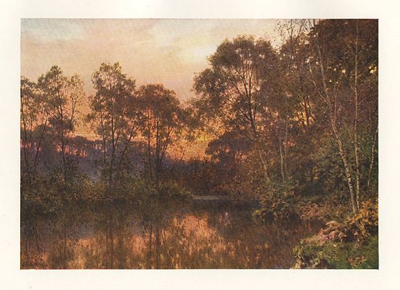 Surrey, The Last Glow (sunset), 1906