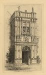 Warwickshire, Charlecote Hall, the Porch, 1881