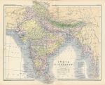India map, 1879