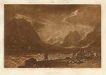 Switzerland, Lake of Thun, autotype after J.M.W.Turner, 1876