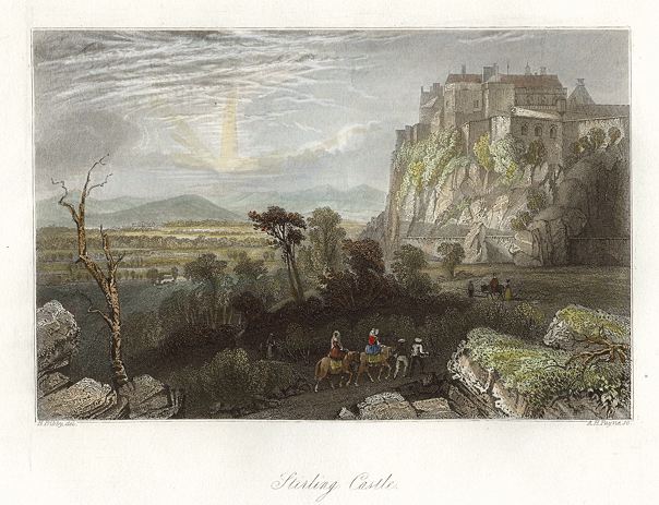 Scotland, Stirling Castle, 1845