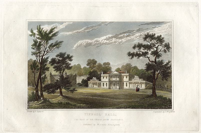 Staffordshire, Tixall Hall, 1830