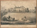 Worcester, Netherton House, stone lithograph, 1825