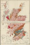 Scotland, geological map on two sheets, 1914