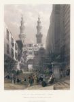 Egypt, Cairo, Gate of the Metwaleys (Bab Zuweyleh), 1860