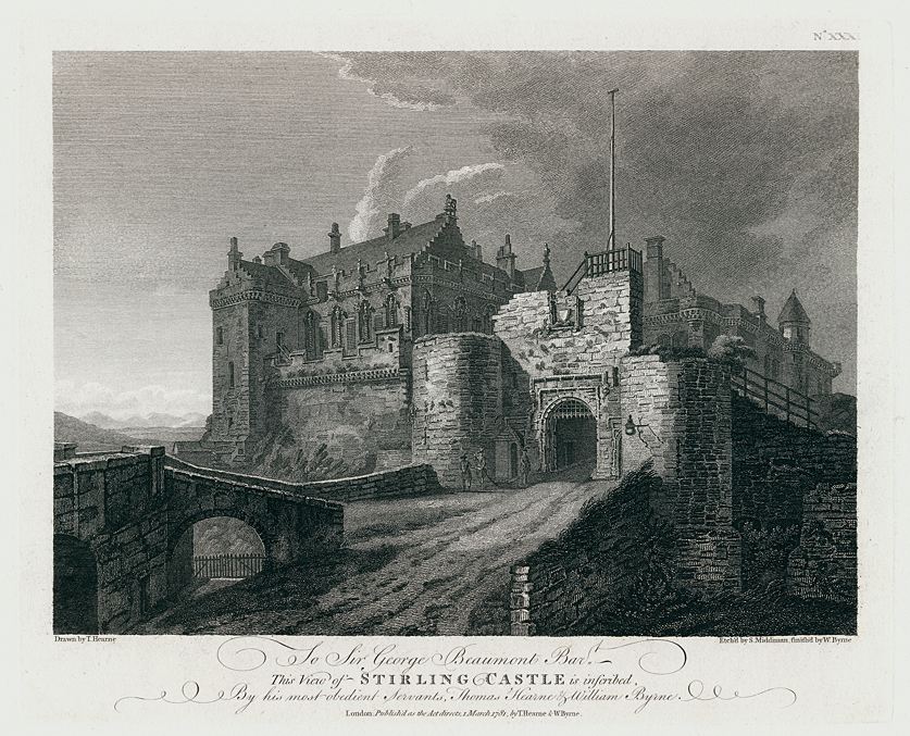 Scotland, Stirling Castle, 1781